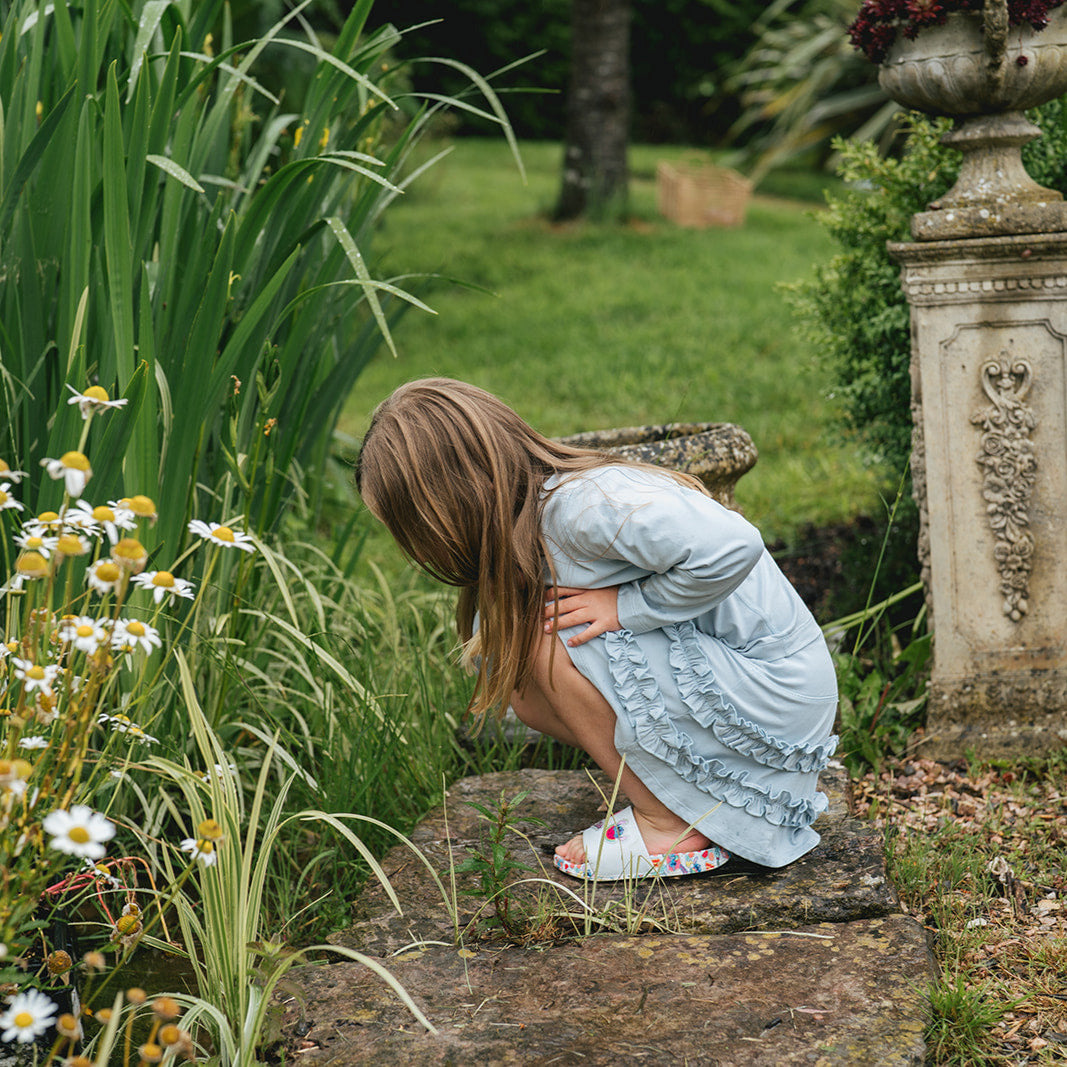 floral niagara ruffle skirt for kids