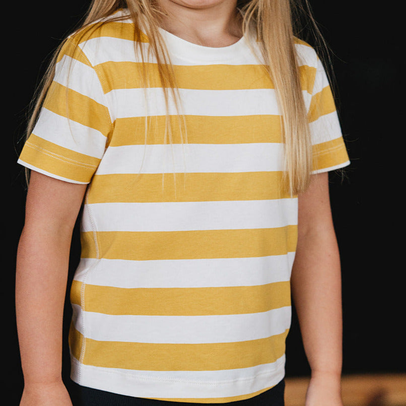 sensory stripe short sleeve tee