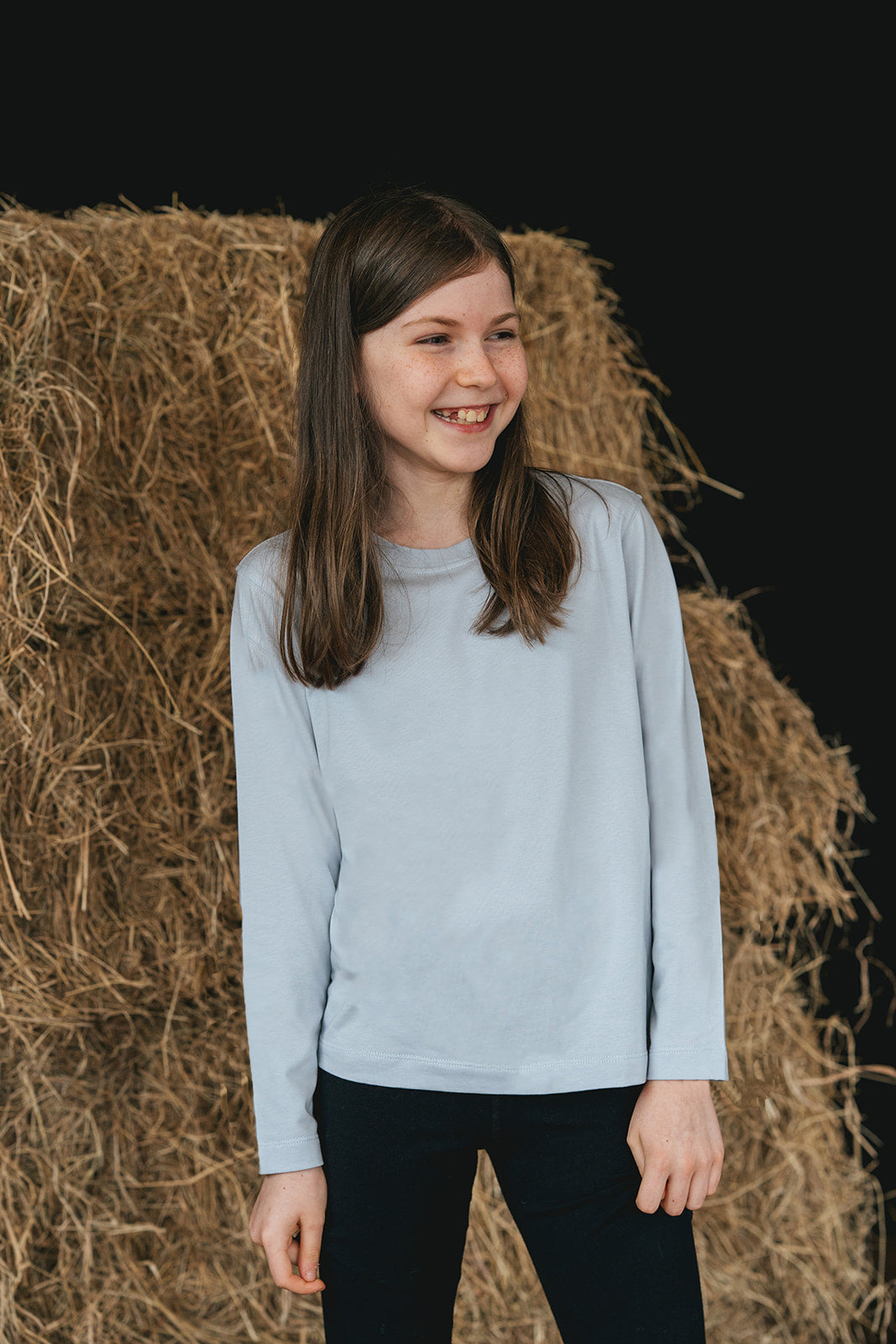 plain long sleeve sensory tee