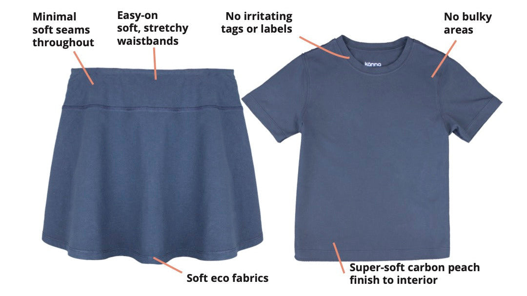 Kanna annotated skirt and tee